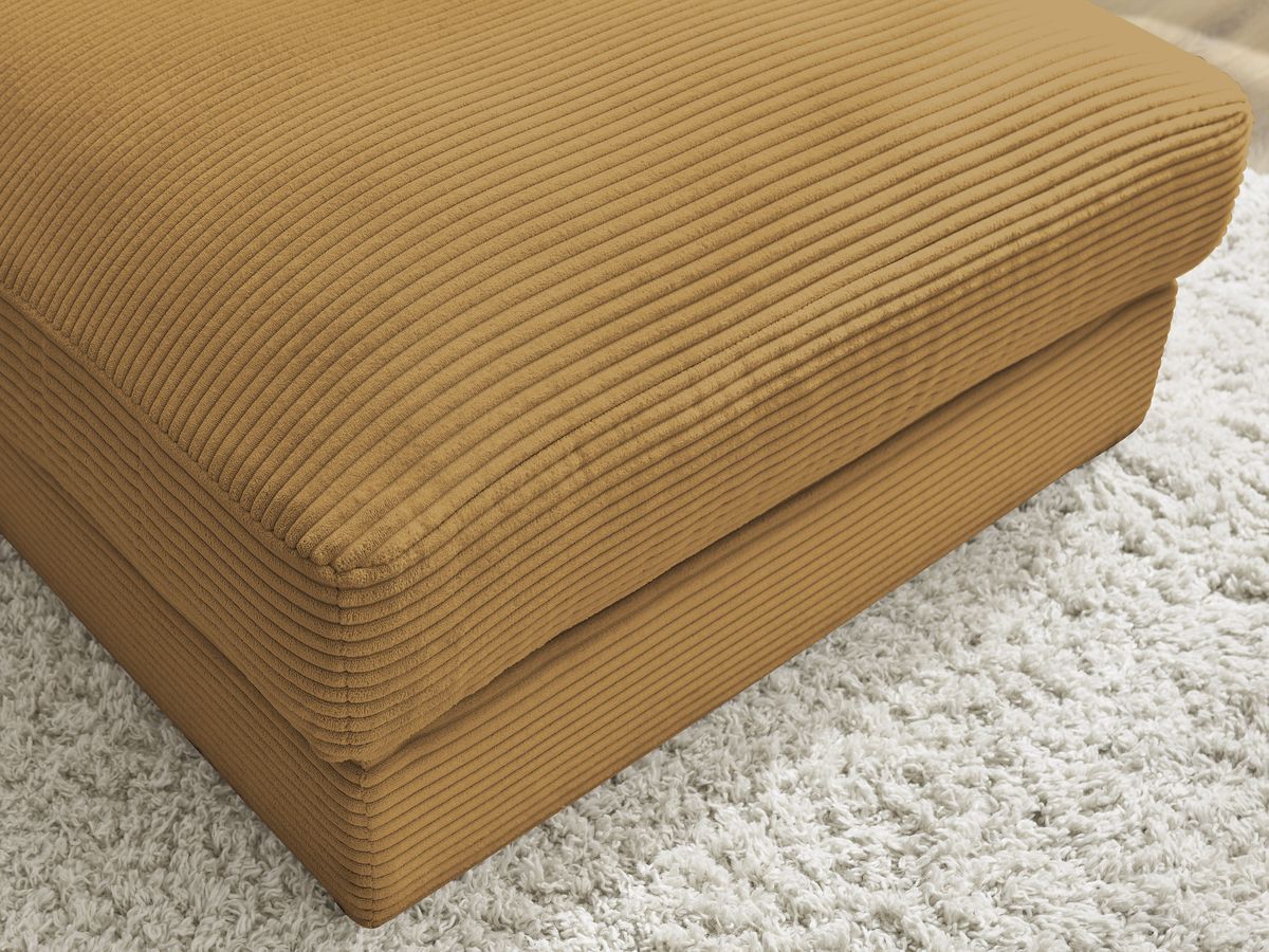 Pouf LEONARD velours côtelé