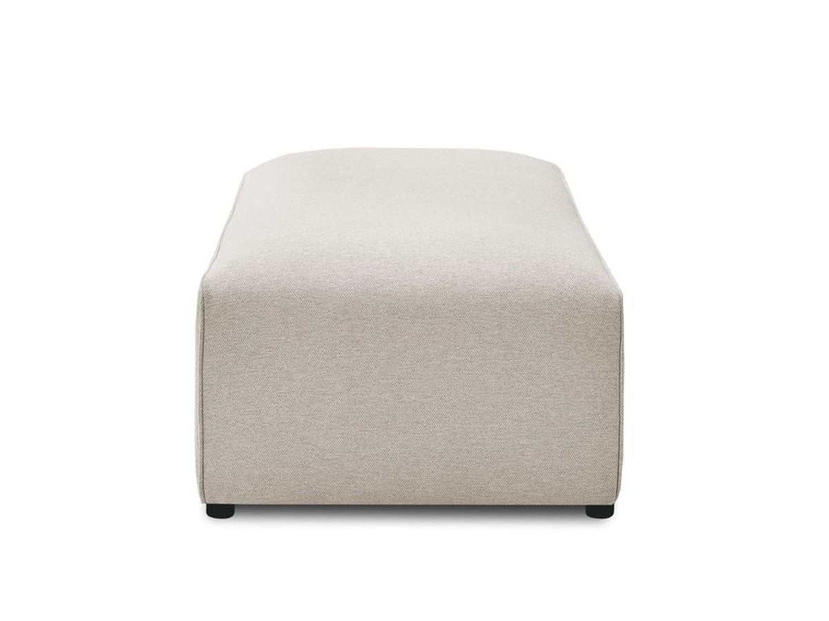 Pouf pour canapé modulable MEGEVE tissu chiné