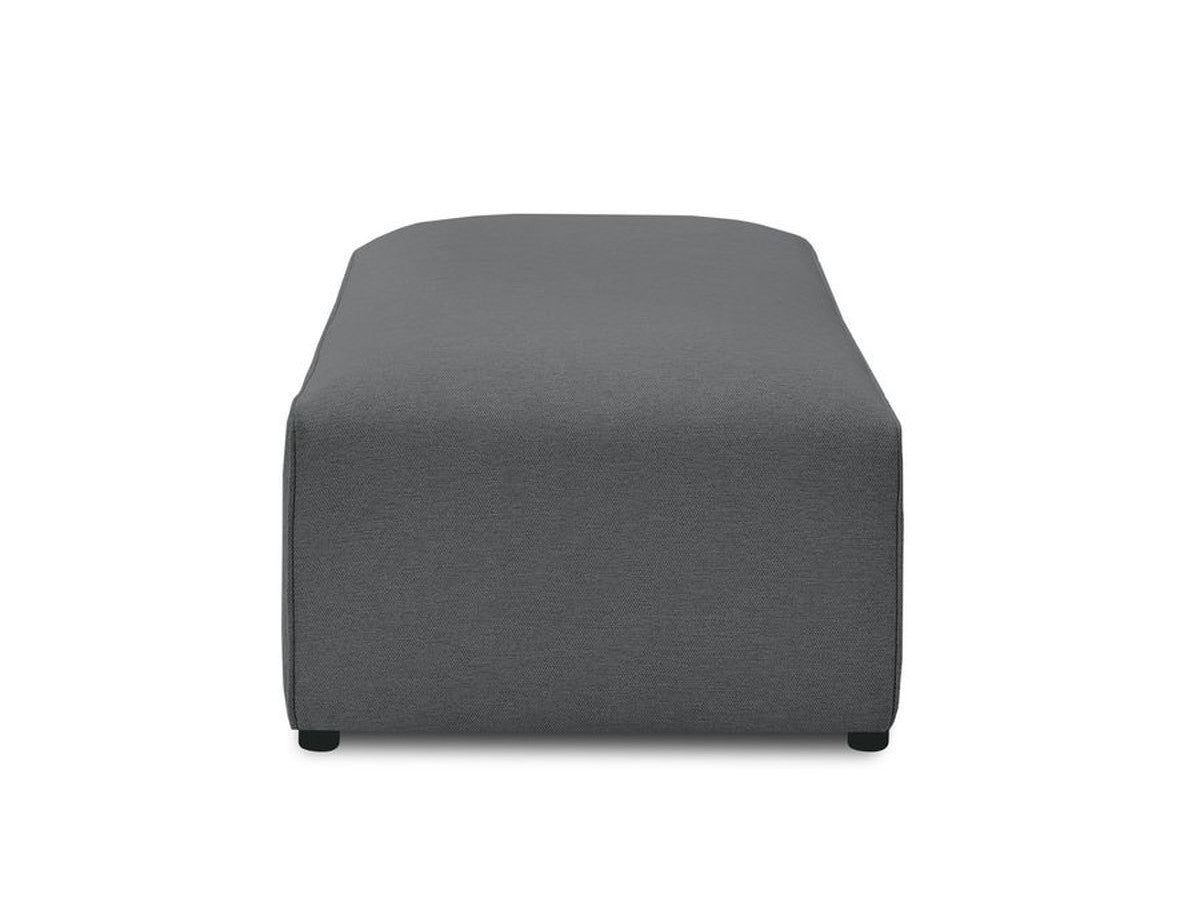 Pouf pour canapé modulable MEGEVE tissu chiné