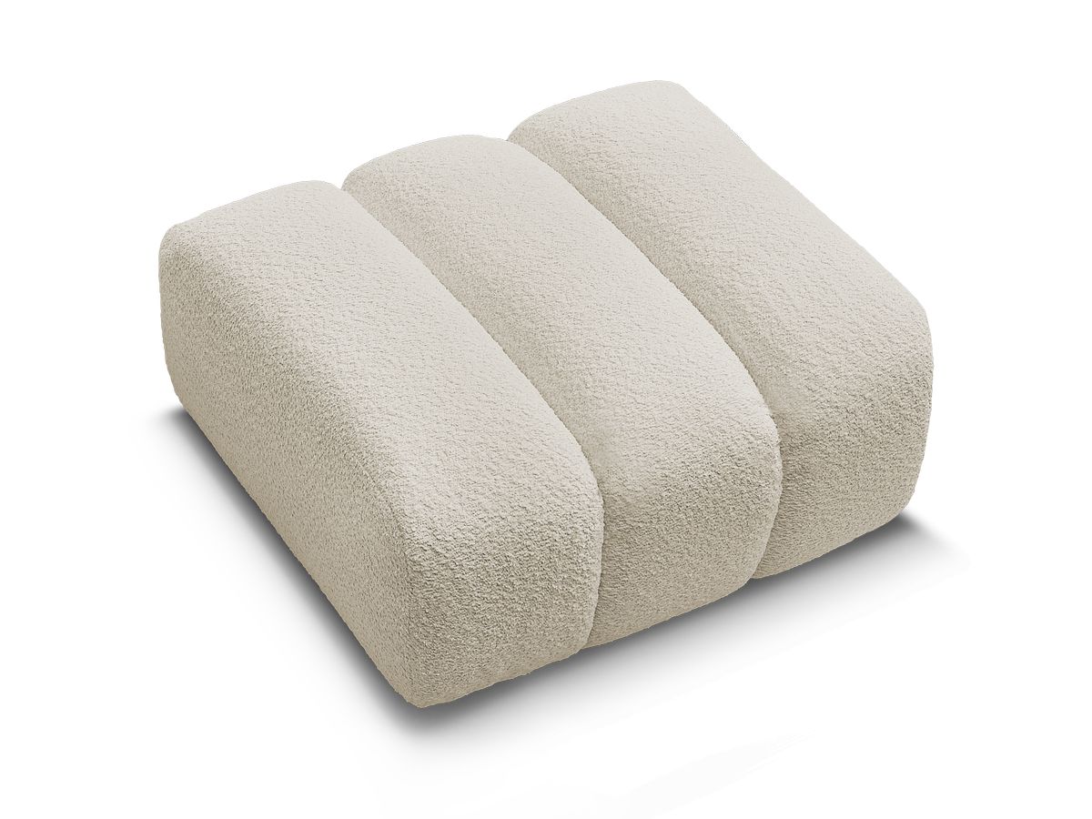 Pouf TALIA tissu bouclette