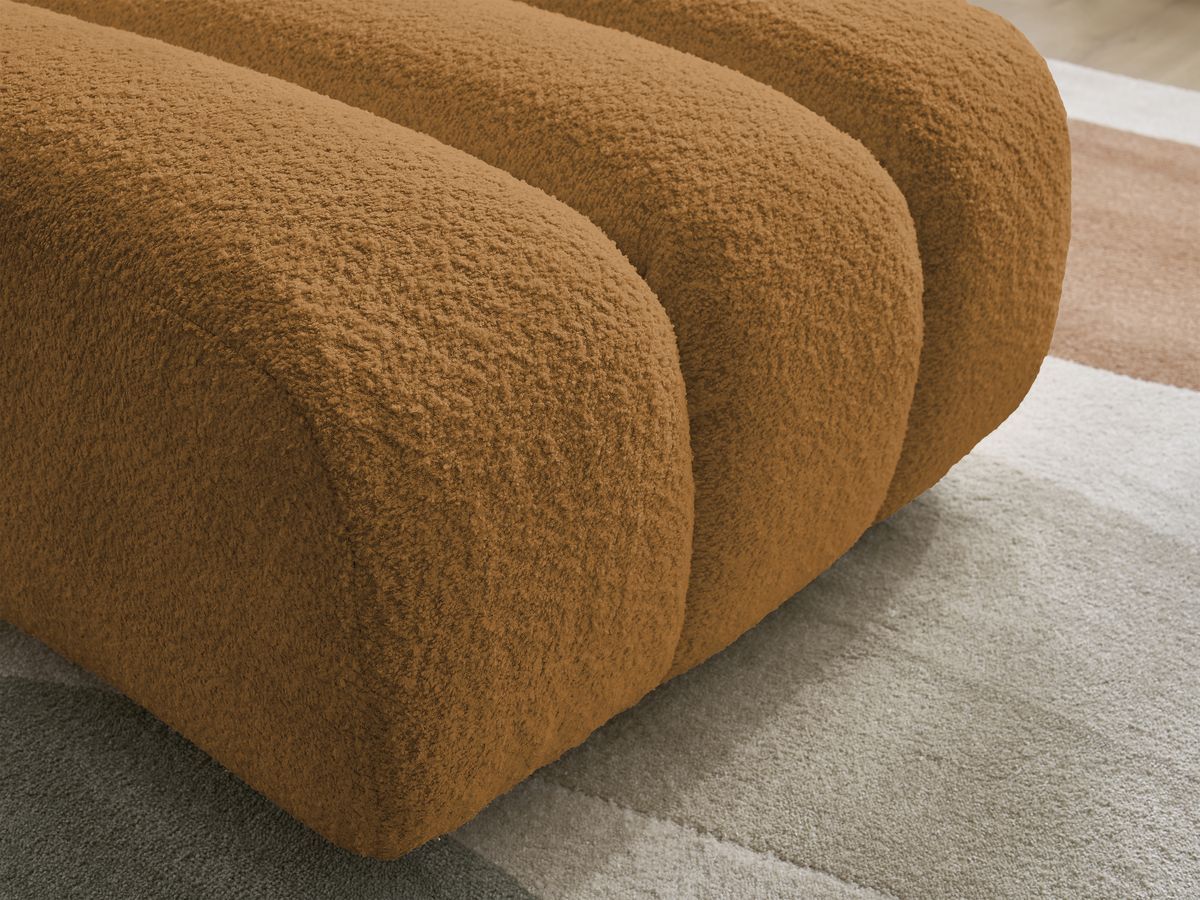 Pouf TALIA tissu bouclette