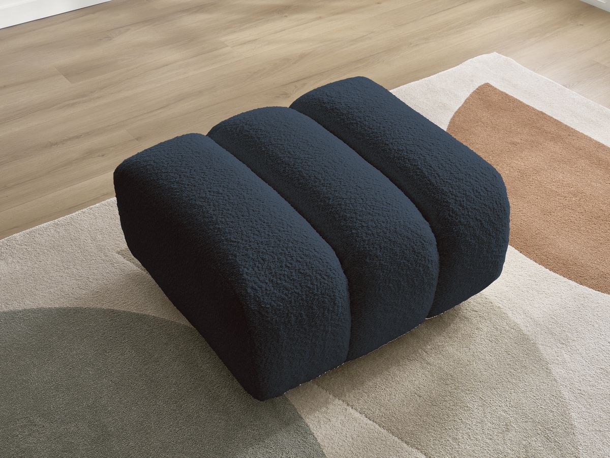 Pouf TALIA tissu bouclette