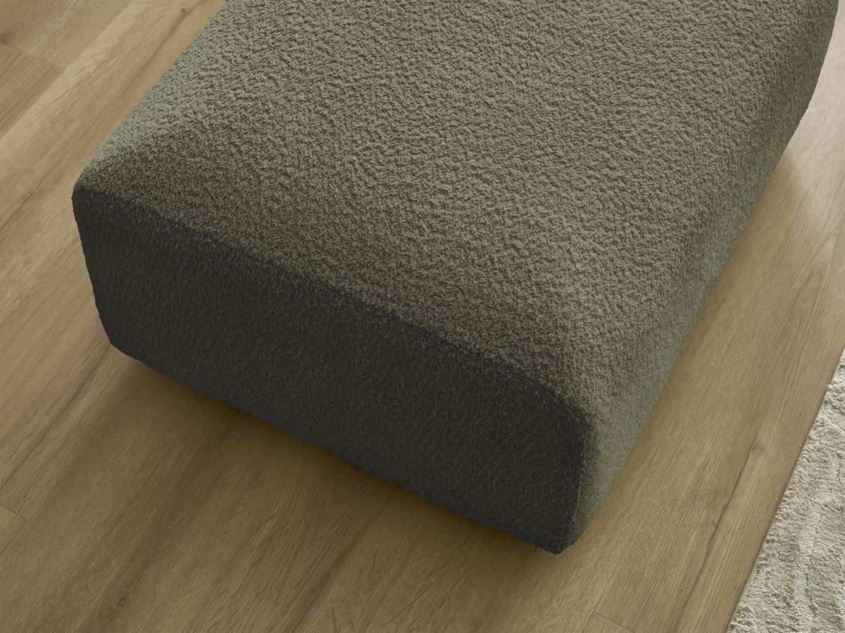 Pouf TINA tissu bouclette