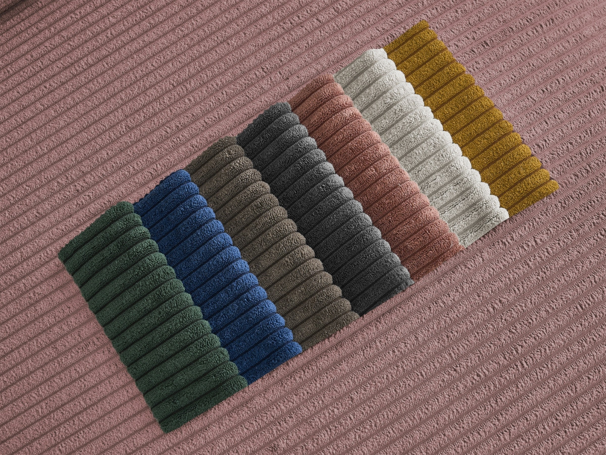 Pouf TINA velours côtelé