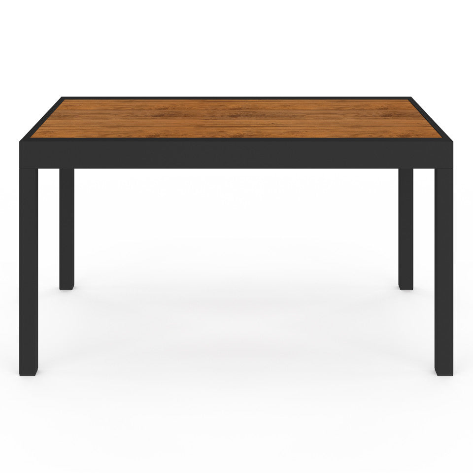 Ensemble repas extensible 12 places polywood noir et bois