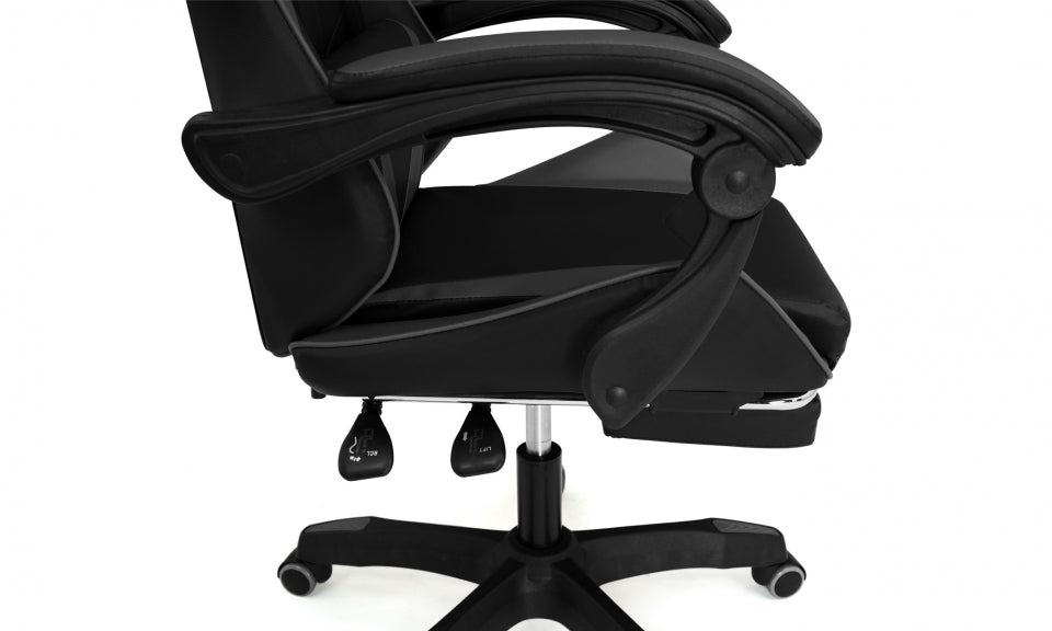 Fauteuil de bureau spécial gaming noir et rouge