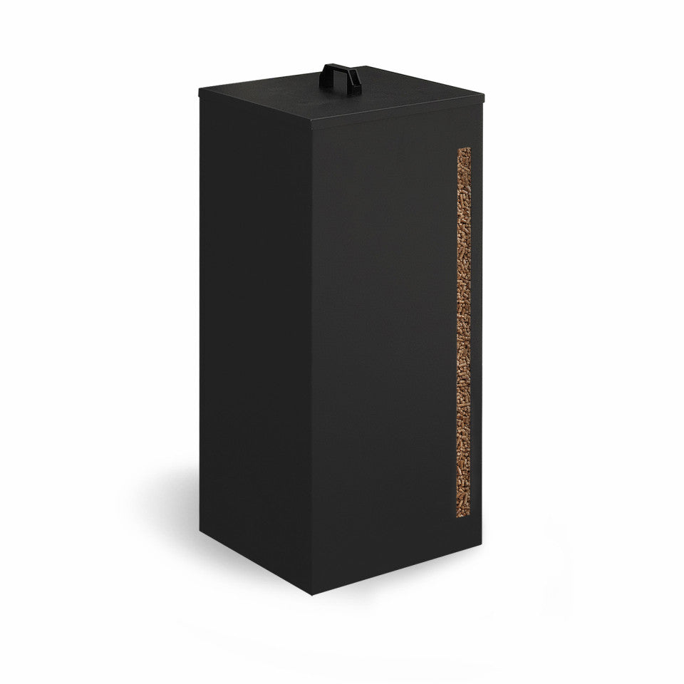 Réservoir à granules et pellets noir 55kg