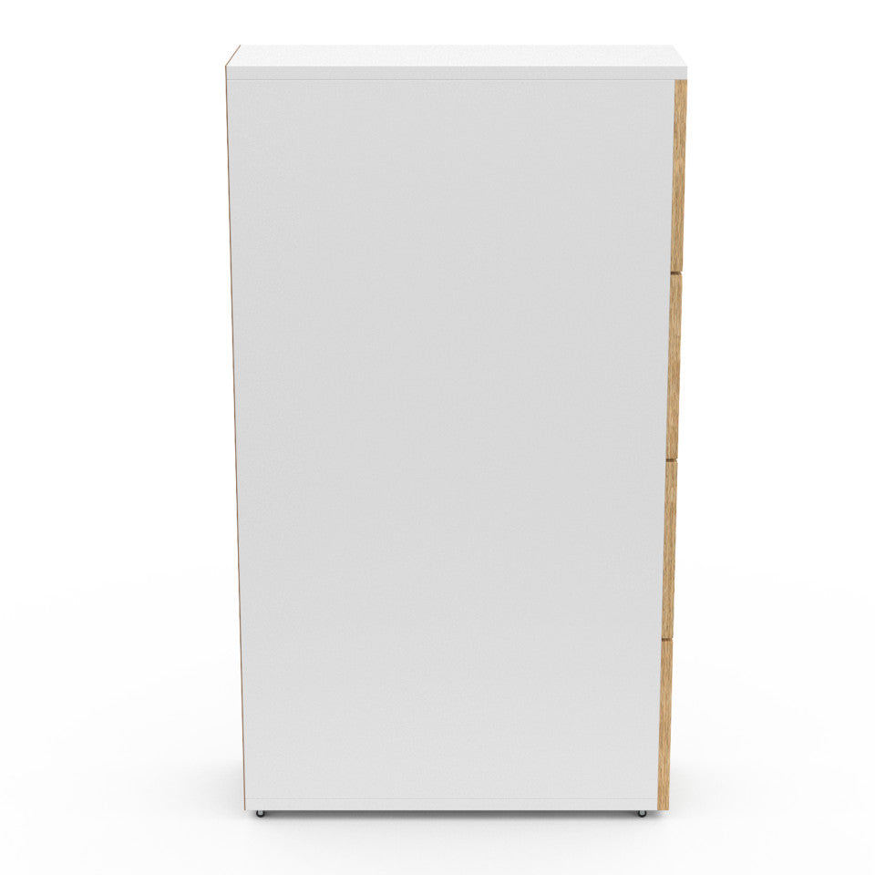 Meuble d'appoint 4 tiroirs avec roulettes