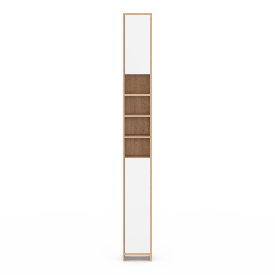 Colonne salle de bain Tom 2 portes 4 niches