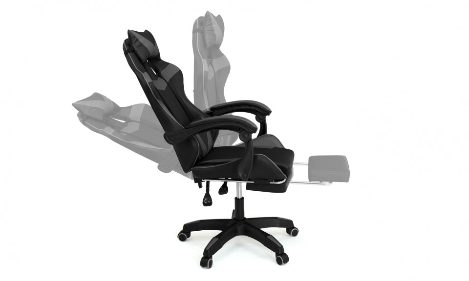 Fauteuil de bureau spécial gaming noir et rouge