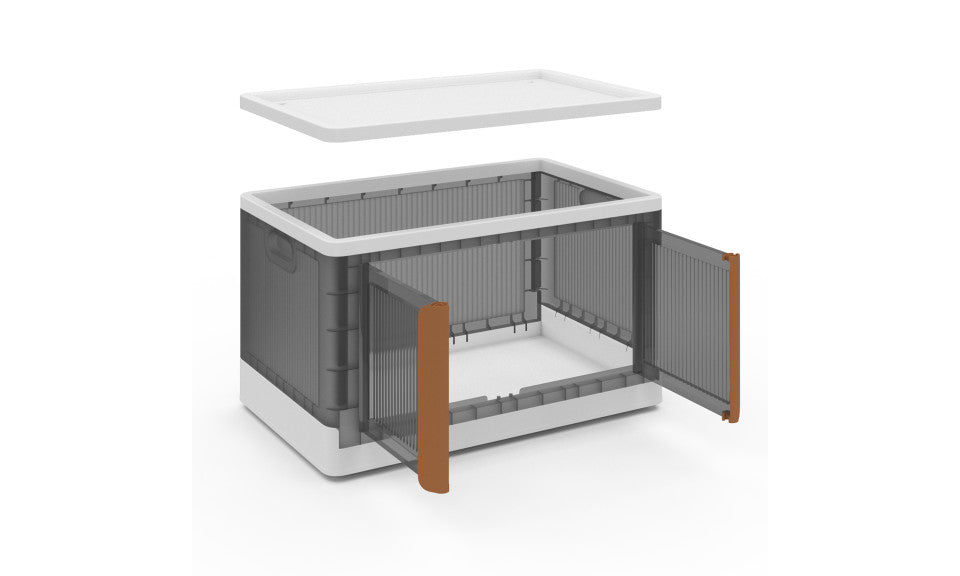 Boîte de rangement empilable 72L