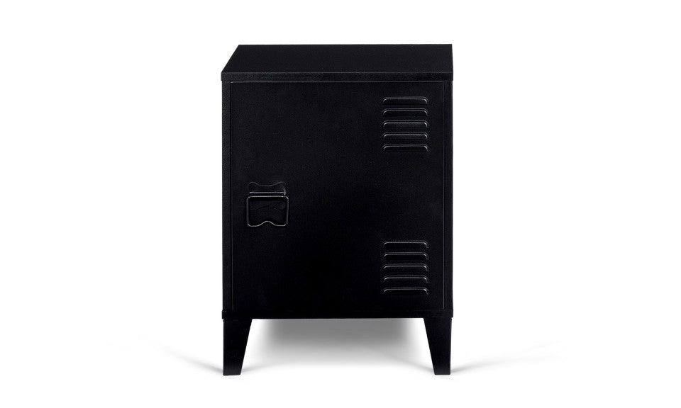 Tables de chevet Storen en métal noir - lot de 2