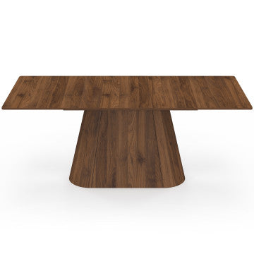 Table à manger extensible Rosita 160-200cm effet noyer