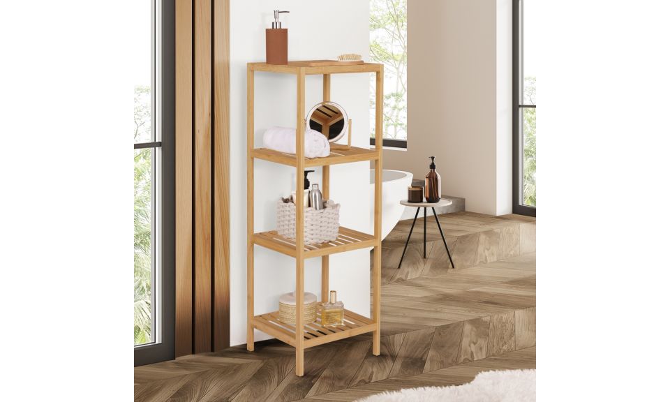 Etagère pour salle de bain Maya 4 niveaux