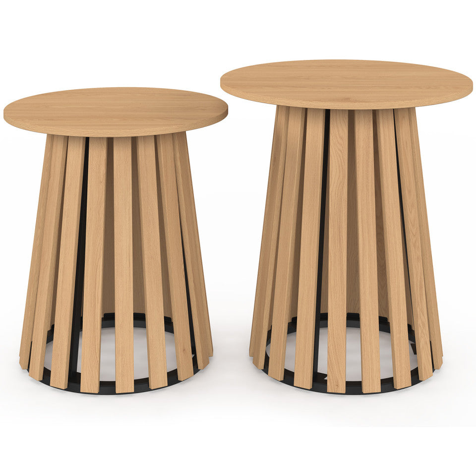 Tables d'appoint Camélia - lot de 2