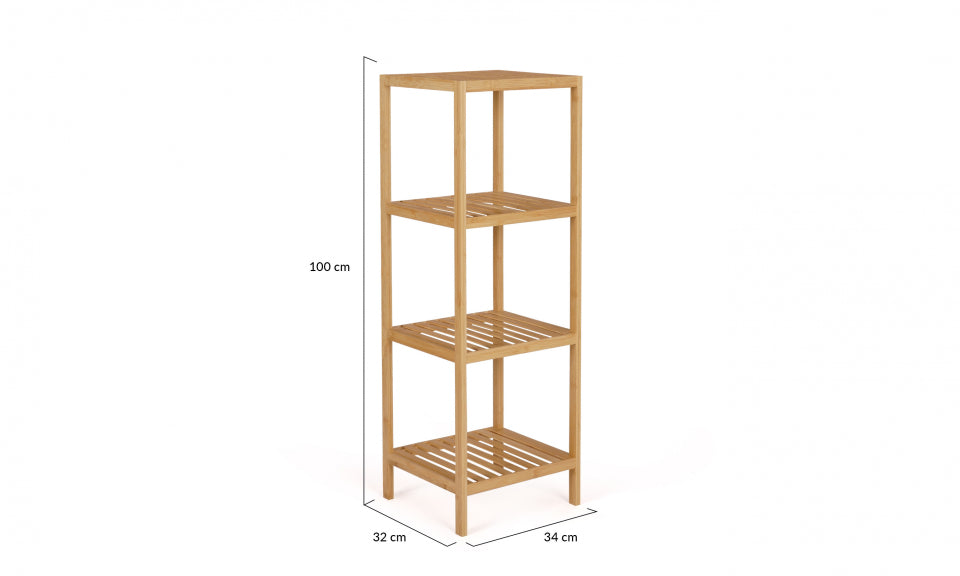 Etagère pour salle de bain Maya 4 niveaux