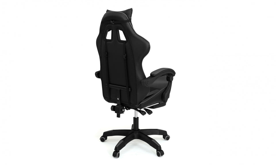 Fauteuil de bureau spécial gaming noir et rouge