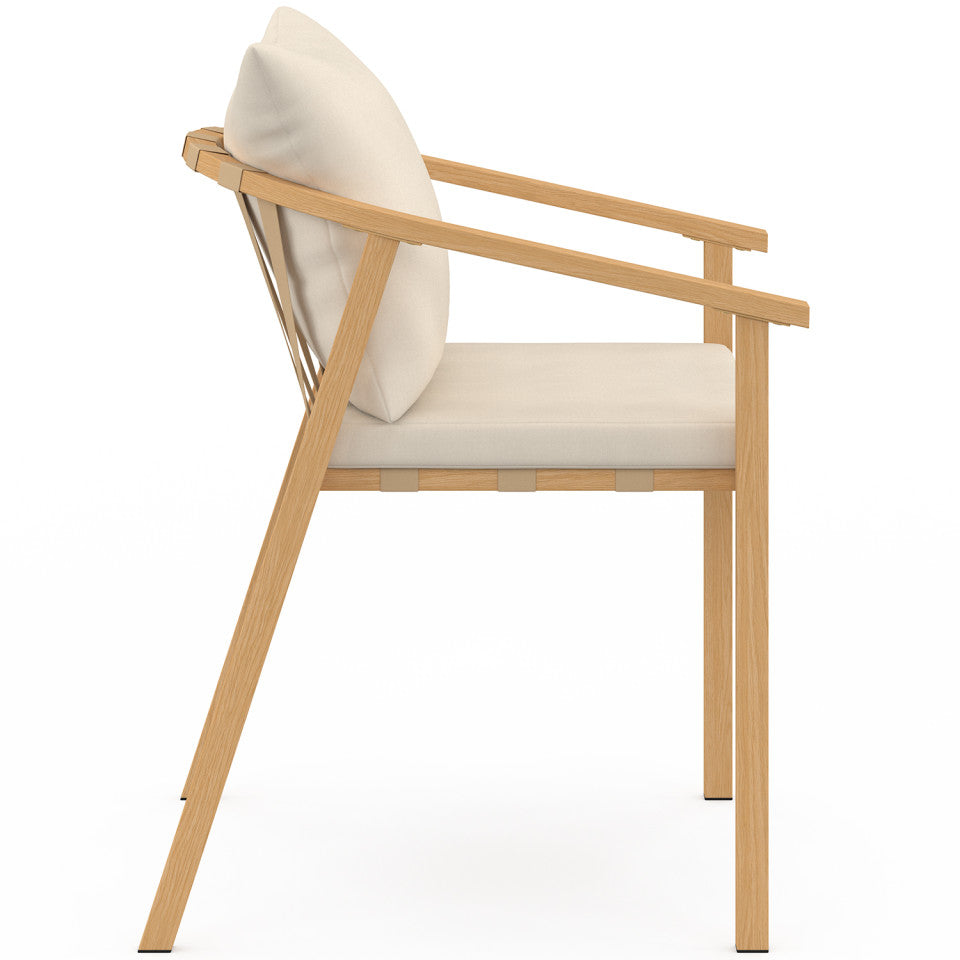 Ensemble repas Hortensia 6 places métal effet bois