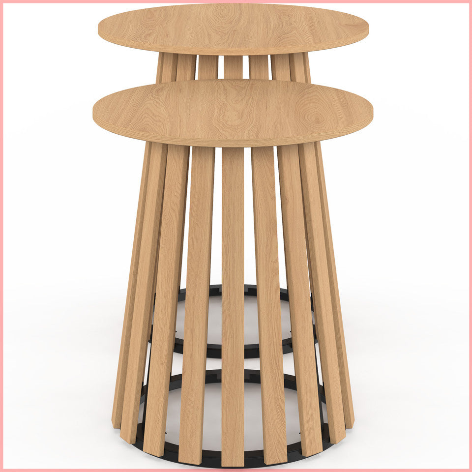 Tables d'appoint Camélia - lot de 2