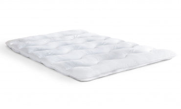 Surmatelas 1000GSM plumes d'oie anti acariens 140x190cm