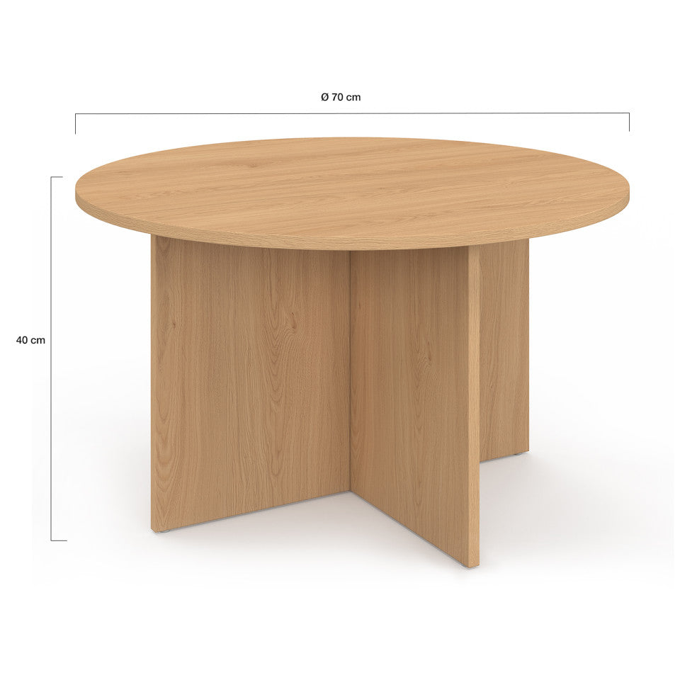 Table basse ronde Ophélia Ø70cm
