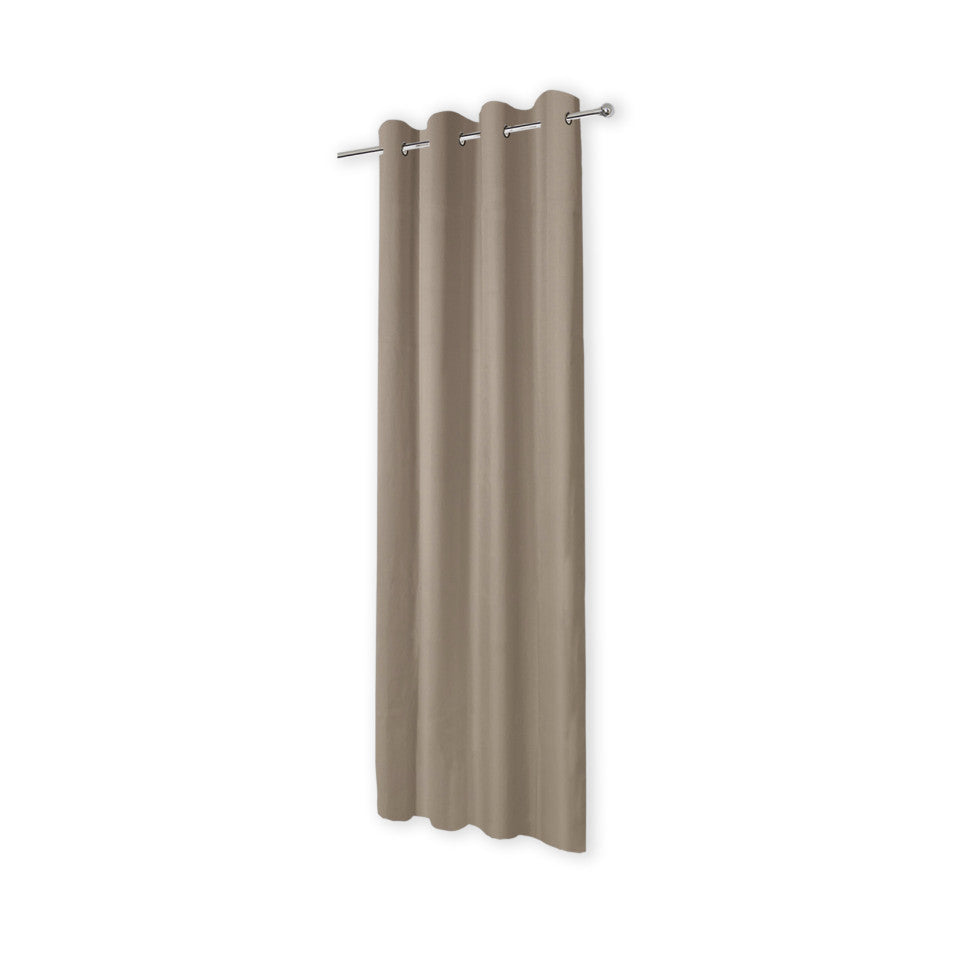 Rideaux thermiques taupe 135x240 cm - lot de 2