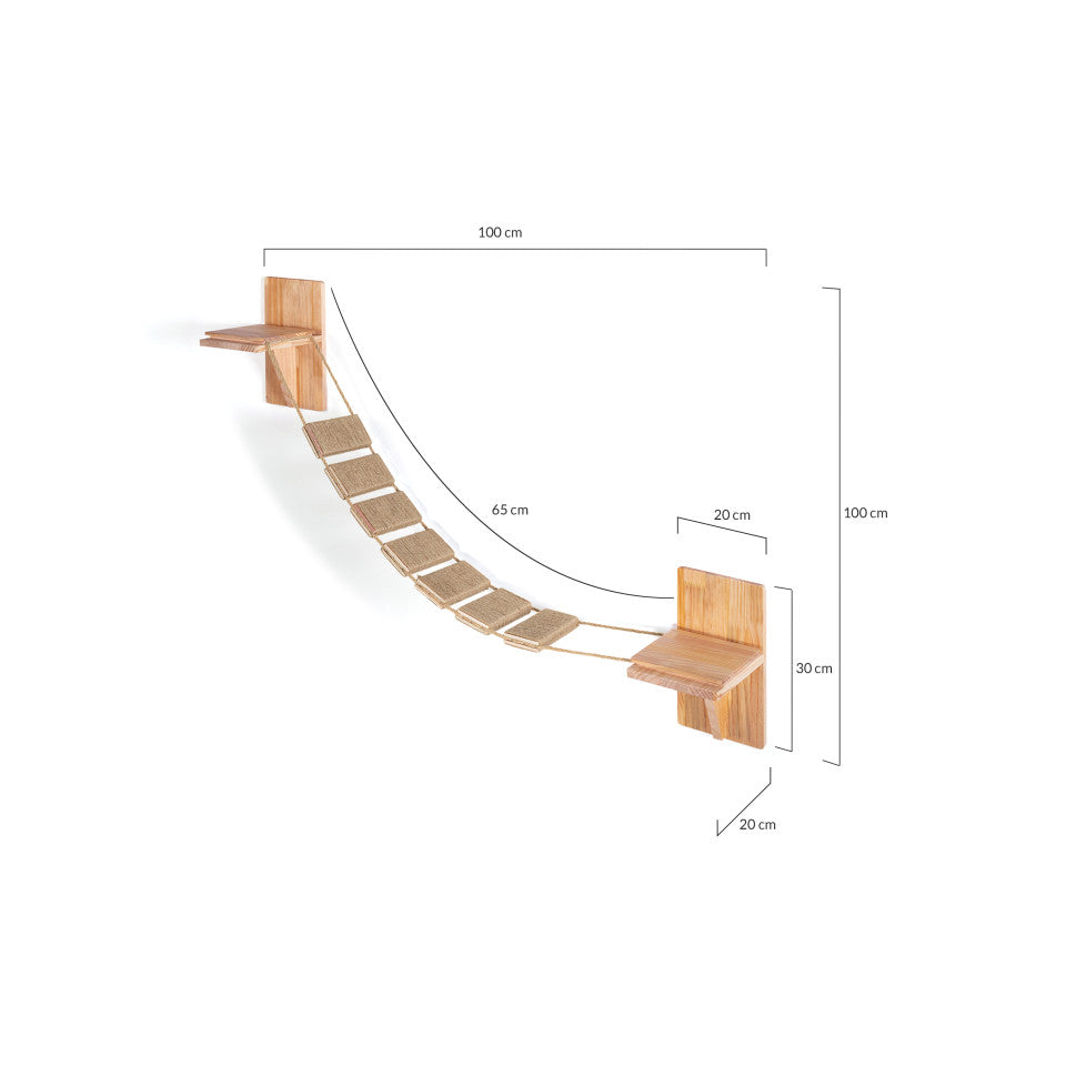 Escalier mural pour chat