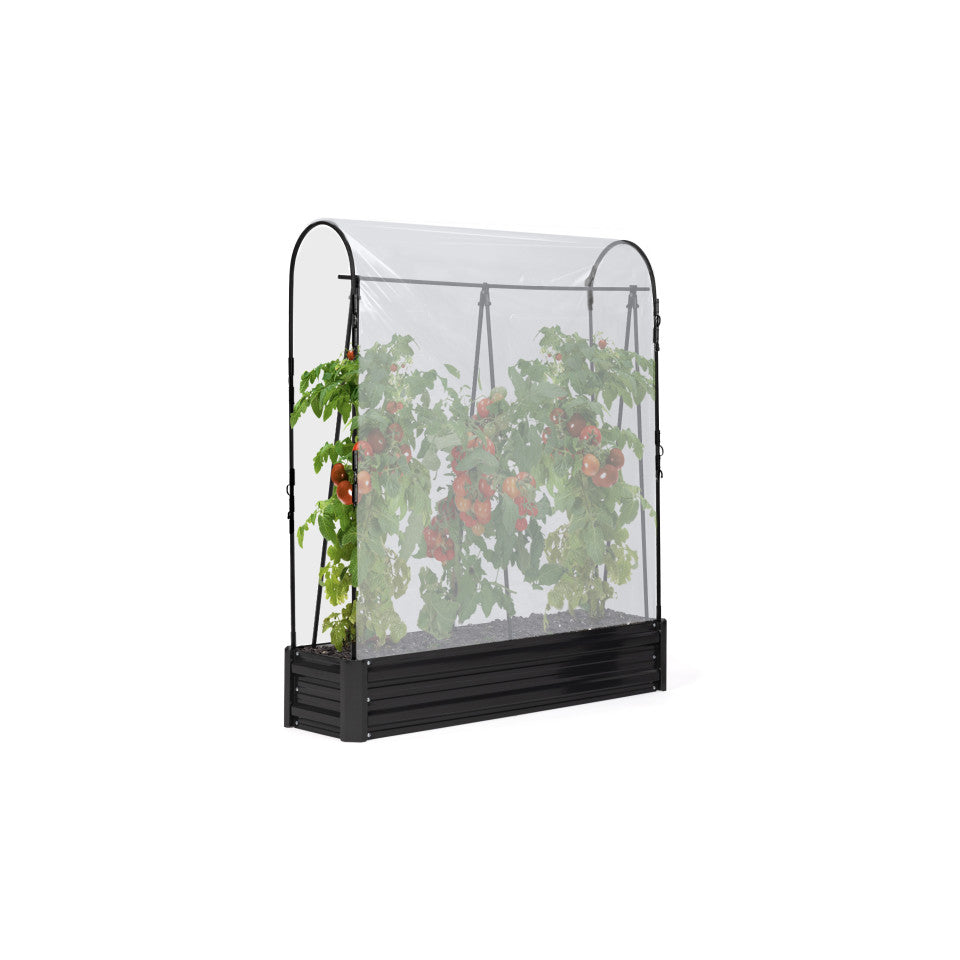 Serres de potager spéciales tomates en métal - lot de 2