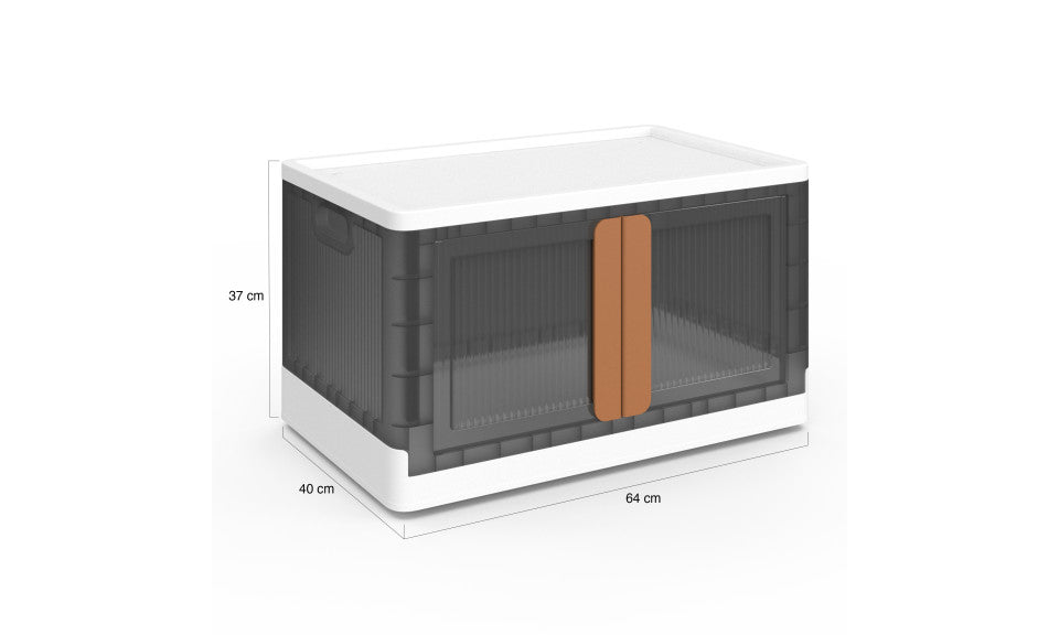 Boîte de rangement empilable 72L