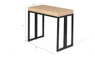 Table repas console extensible Memphis 140cm