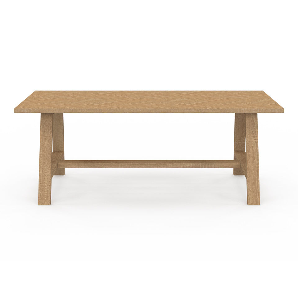 Table basse Gustave effet chevron L110cm