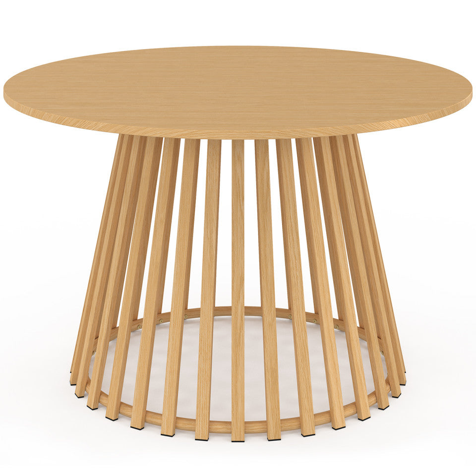 Ensemble repas Hortensia 6 places métal effet bois