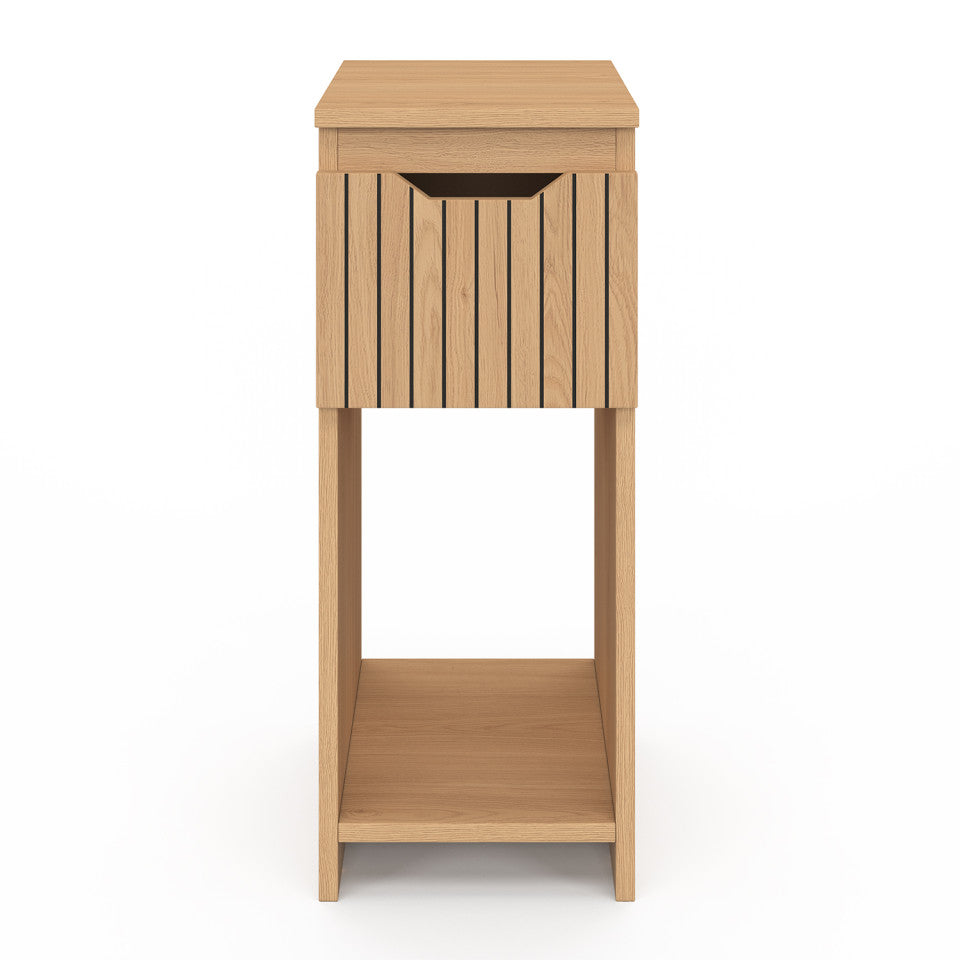 Tables de chevet Faustine avec 1 tiroir - lot de 2