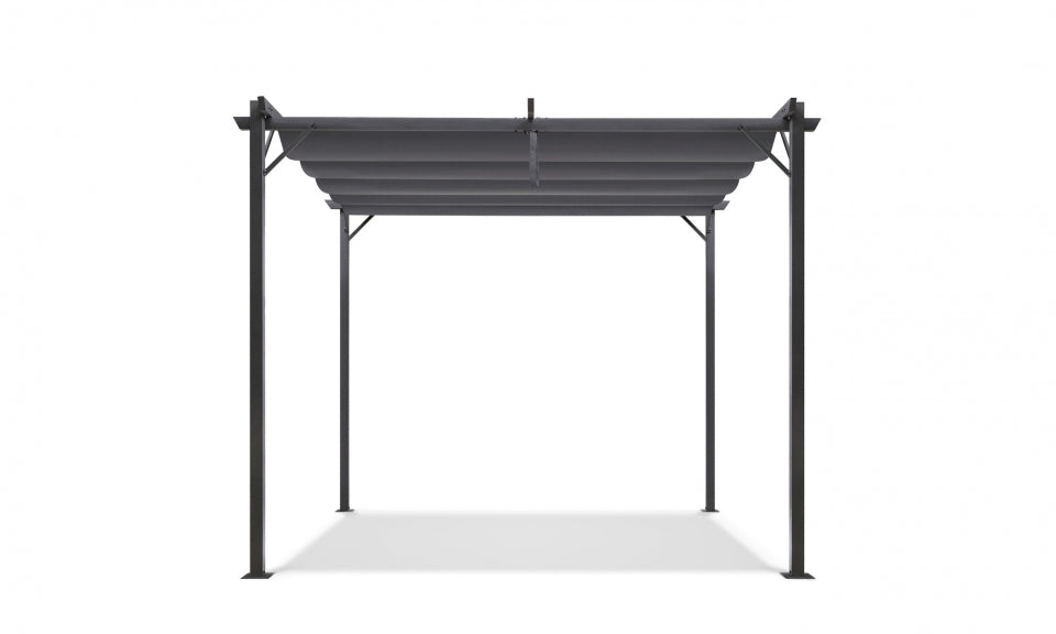 Pergola Marina 3x4m toit rétractable gris