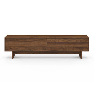 Meuble TV Yumi effet noyer L180cm