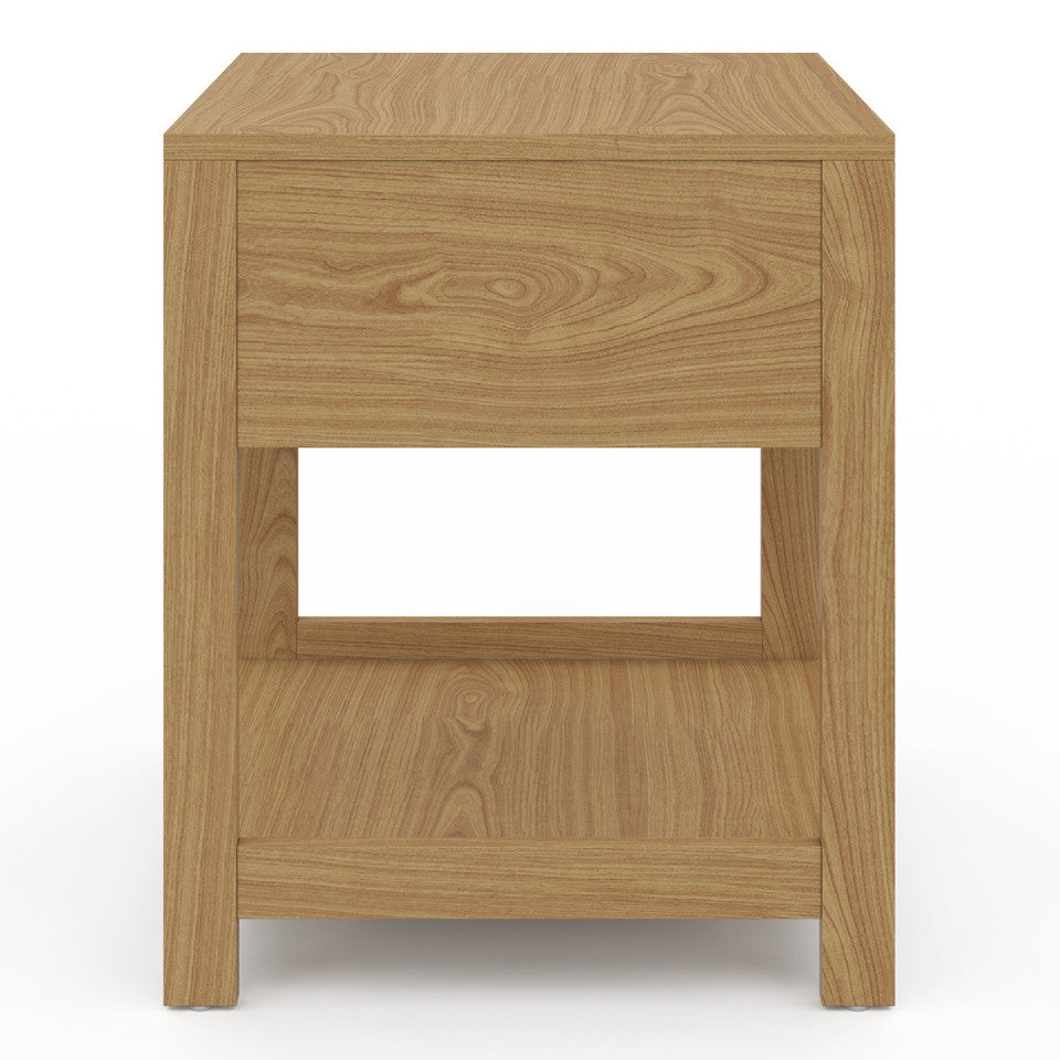 Tables de chevet Erin en cannage 1 tiroir - lot de 2