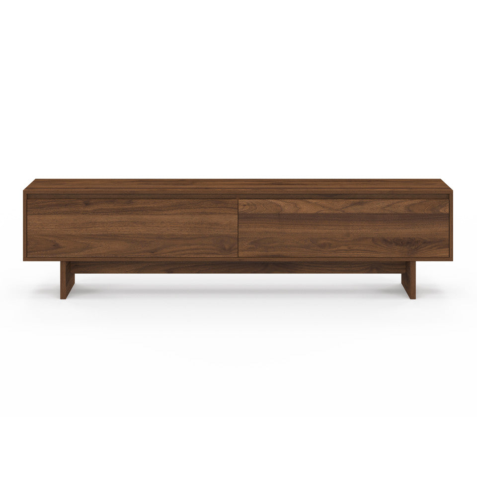 Meuble TV Yumi effet noyer 180cm