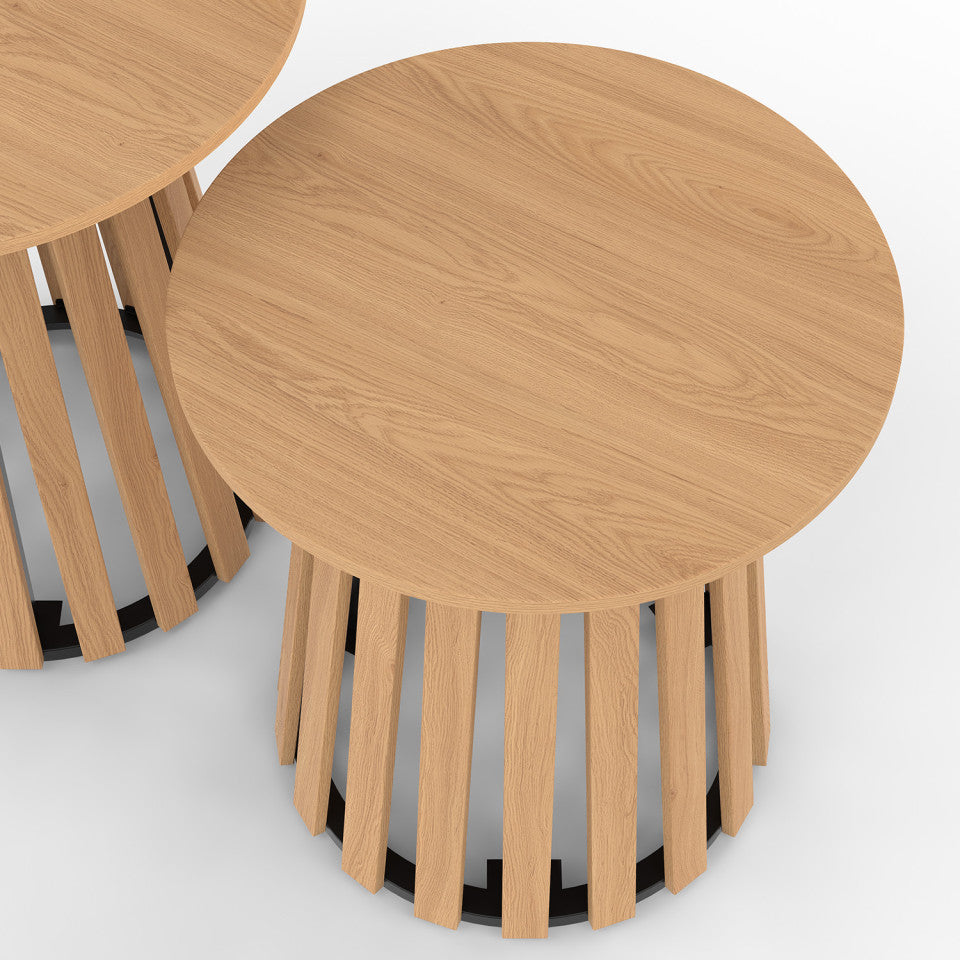 Tables d'appoint Camélia - lot de 2