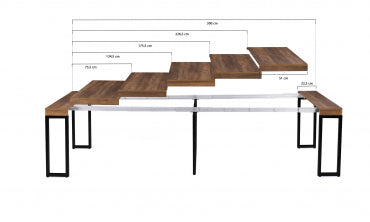 Table repas console extensible Anita 300cm