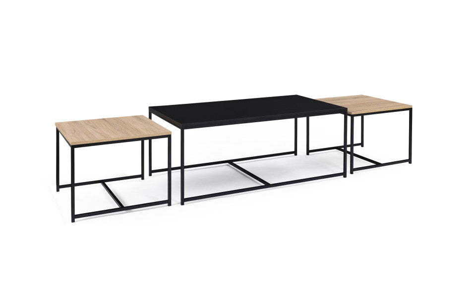 Tables basses gigognes Liverpool - Lot de 3