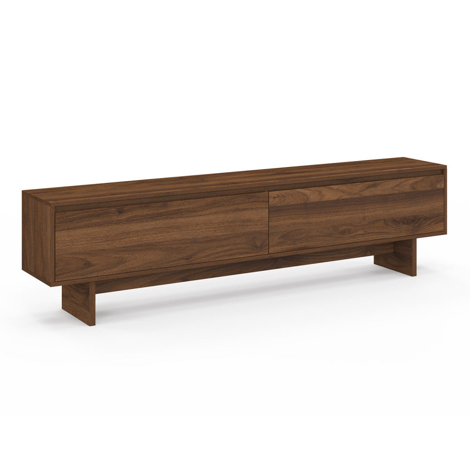 Meuble TV Yumi effet noyer 180cm
