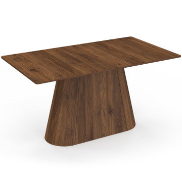 Table à manger extensible Rosita 160-200cm effet noyer