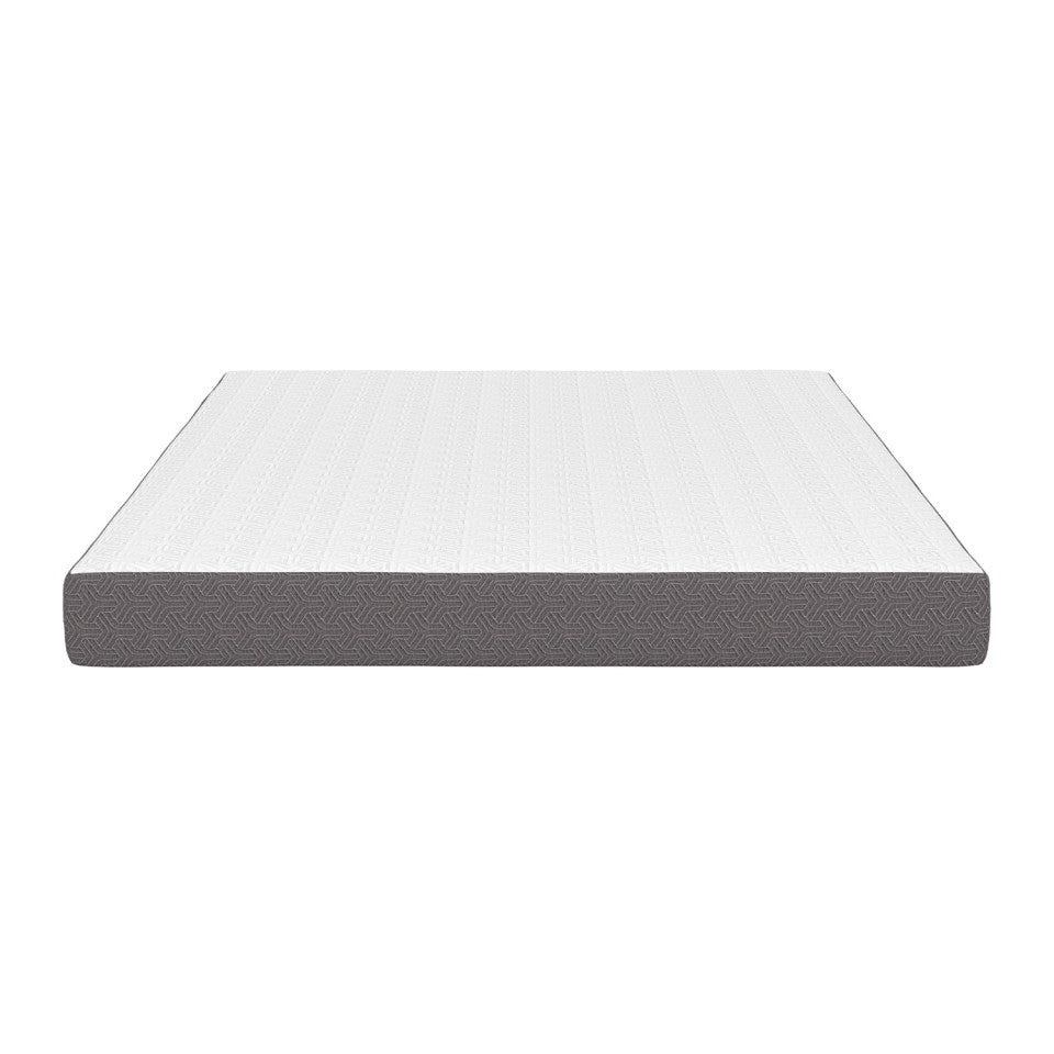 Matelas mémoire de forme épaisseur 16cm blanc et gris 140x190cm