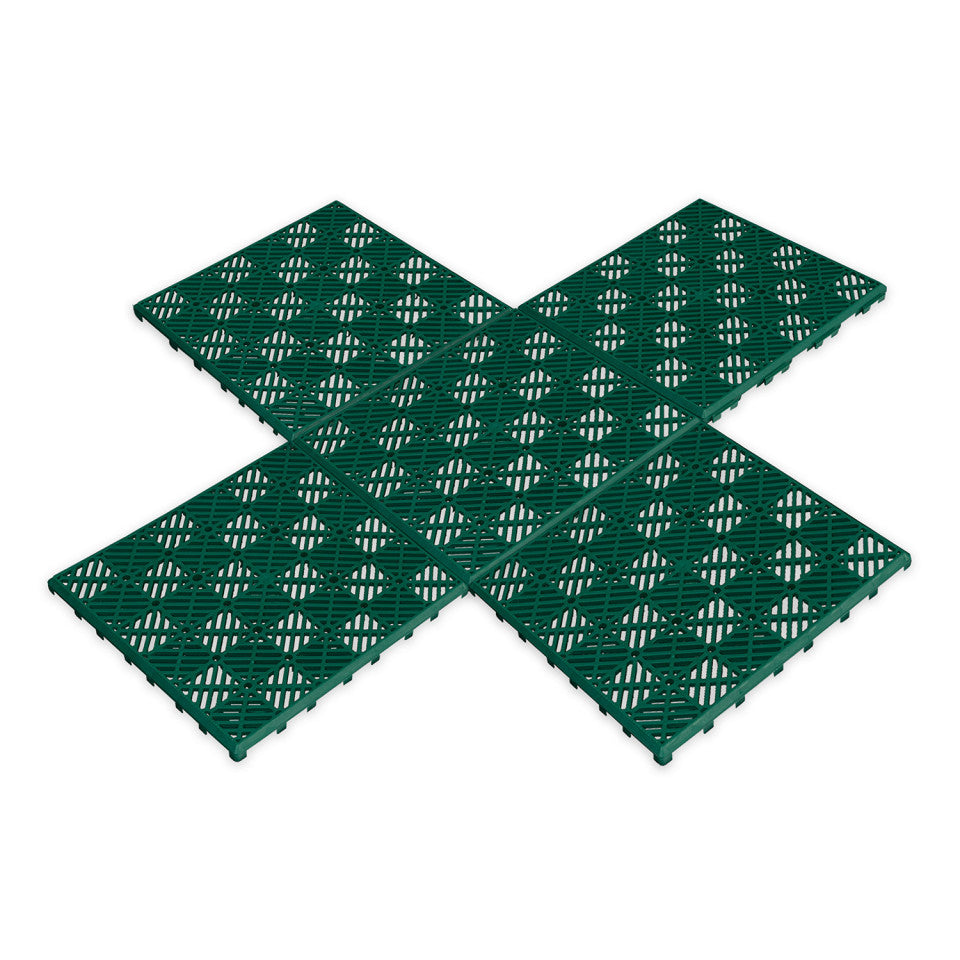 Caillebotis vert - Lot de 5