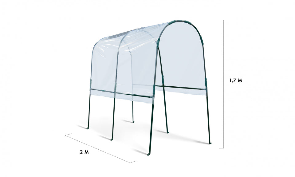 Serre tunnel spéciale tomates 2m