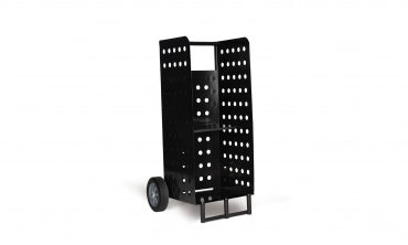 Porte bûches à roulettes noir - 140kg