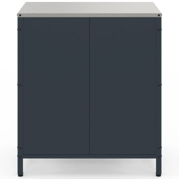 Meuble cuisine extérieure Alméria gris 2 portes