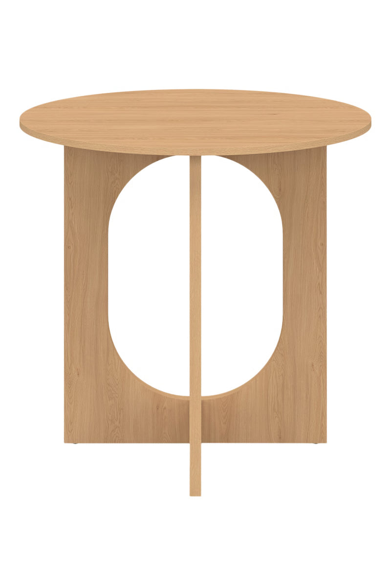 Table à manger ronde Mathis bois Ø80cm