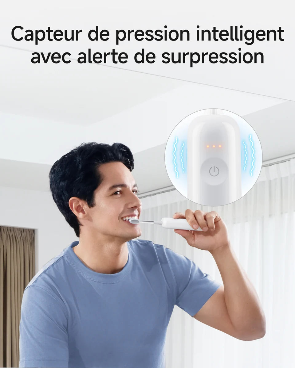 Brosse à dents  Wave blanche