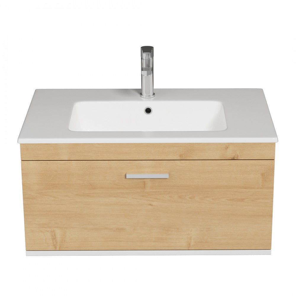 Meuble simple vasque Rubite 1 tiroir 100 cm